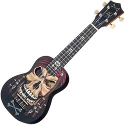 Акустические гитары Harley Benton DOTU UKE-S Pirate Skull