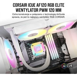 Системы охлаждения Corsair iCUE AF120 RGB ELITE White Single Pack