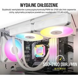 Системы охлаждения Corsair iCUE AF120 RGB ELITE White Triple Fan Kit