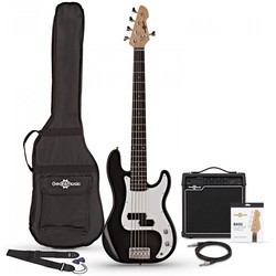 Электро и бас гитары Gear4music LA 5 String Bass Guitar 15W Amp Pack