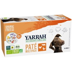 Корм для собак Yarrah Organic Pate Grain Free 6 pcs