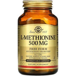 Аминокислоты SOLGAR L-Methionine 500 mg 90 cap