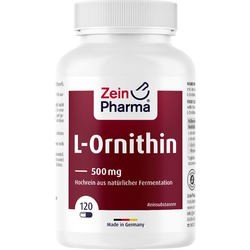 Аминокислоты ZeinPharma L-Ornithin 500 mg 120 cap