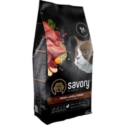 Корм для кошек Savory Adult Cat Sensitive Digestion Fresh Lamb/Turkey 2 kg