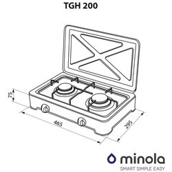 Плиты Minola TGH 200 WH