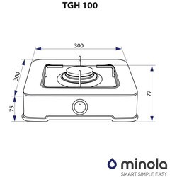 Плиты Minola TGH 100 WH