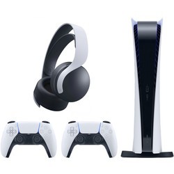 Игровые приставки Sony PlayStation 5 Digital Edition + Gamepad + Headset