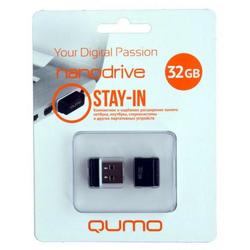 USB Flash (флешка) Qumo nanoDrive 32Gb (черный)