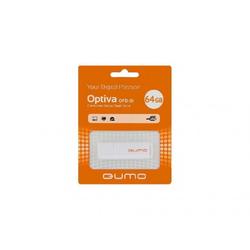 USB Flash (флешка) Qumo Optiva OFD-02 64Gb (белый)