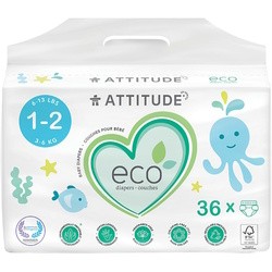 Подгузники (памперсы) Attitude Eco Diapers 1-2 / 36 pcs