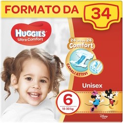 Подгузники (памперсы) Huggies Ultra Comfort 6 / 34 pcs