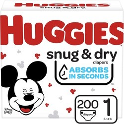 Подгузники (памперсы) Huggies Snug and Dry 1 / 200 pcs