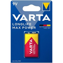 Аккумуляторы и батарейки Varta Longlife Max Power 1xKrona