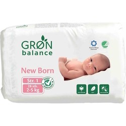 Подгузники (памперсы) Gron Balance Diapers 1 / 28 pcs