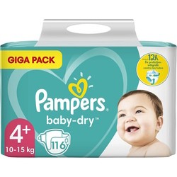 Подгузники (памперсы) Pampers Active Baby-Dry 4 Plus / 116 pcs