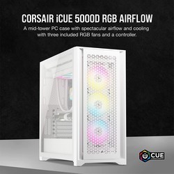 Корпуса Corsair iCUE 5000D RGB Airflow White