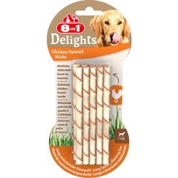 Корм для собак 8in1 Delights Chicken Twisted Sticks 10