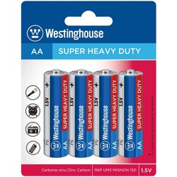 Аккумуляторы и батарейки Westinghouse Super Heavy Duty 4xAA