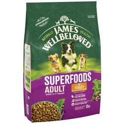 Корм для собак James Wellbeloved Superfoods Adult Turkey 10 kg