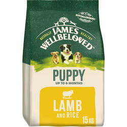 Корм для собак James Wellbeloved Puppy Lamb/Rice 15 kg
