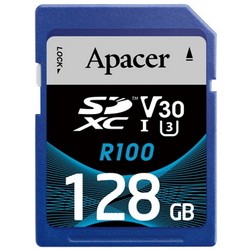 Карты памяти Apacer SDXC UHS-I U3 V30 Class 10 128Gb