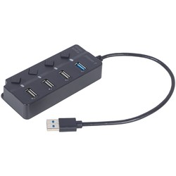 Картридеры и USB-хабы Gembird UHB-U3P1U2P3P-01