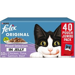 Корм для кошек Felix Original Mixed Selection In Jelly 40 pcs