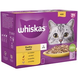 Корм для кошек Whiskas 7+ Poultry Feasts in Jelly 12 pcs