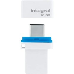 USB-флешки Integral Fusion Dual USB-C &amp; USB 3.0 16Gb