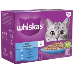 Корм для кошек Whiskas 1+ Fish Favourites in Jelly 80 pcs