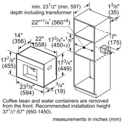 Встраиваемые кофеварки Bosch BCM 8450UC