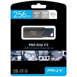 USB-флешки PNY PRO Elite V2 USB 3.2 Gen 2 256Gb