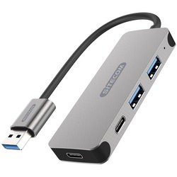 Картридеры и USB-хабы Sitecom USB-A to USB-A + USB-C Hub CN-399