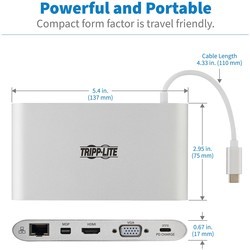 Картридеры и USB-хабы TrippLite U442-DOCK1