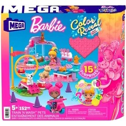 Конструкторы MEGA Bloks Barbie Color Reveal Trainn Wash Pets Building Set HHP89
