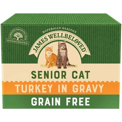 Корм для кошек James Wellbeloved Senior Cat Turkey in Gravy 96 pcs