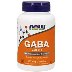 Аминокислоты Now GABA 750 mg 120 tab