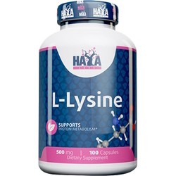 Аминокислоты Haya Labs L-Lysine 500 mg 100 cap