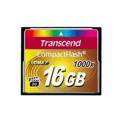 Карта памяти Transcend CompactFlash 1000x 16Gb