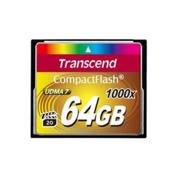 Карта памяти Transcend CompactFlash 1000x 64Gb