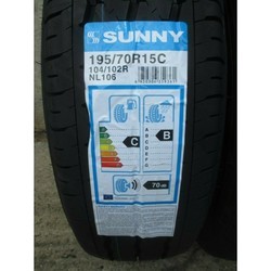 Шины Sunny NL106 205/70 R15C 106R
