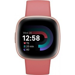 Смарт часы и фитнес браслеты Fitbit Versa 4 (серебристый)