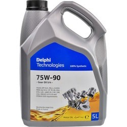 Трансмиссионные масла Delphi Gear Oil 75W-90 5L