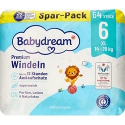 Подгузники (памперсы) Babydream Premium 6 / 64 pcs