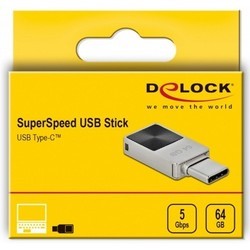 USB-флешки Delock Mini USB 3.2 Gen 1 USB-C Memory Stick 128Gb