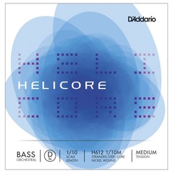 Струны DAddario Helicore Single D Orchestral Double Bass 1/10 Medium