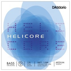 Струны DAddario Helicore Single G Orchestral Double Bass 1/4 Medium