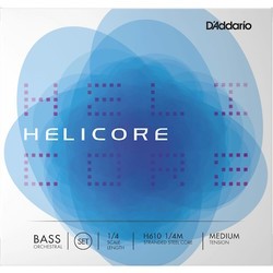 Струны DAddario Helicore Orchestral Double Bass 1/4 Medium