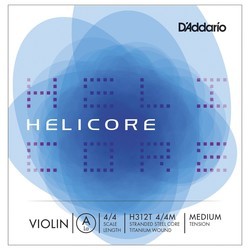 Струны DAddario Helicore Single A Titanium Wound Violin 4/4 Medium