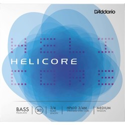 Струны DAddario Helicore Pizzicato Double Bass 3/4 Medium